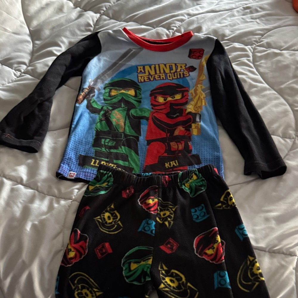 Lego Black and Red Pajama Top
